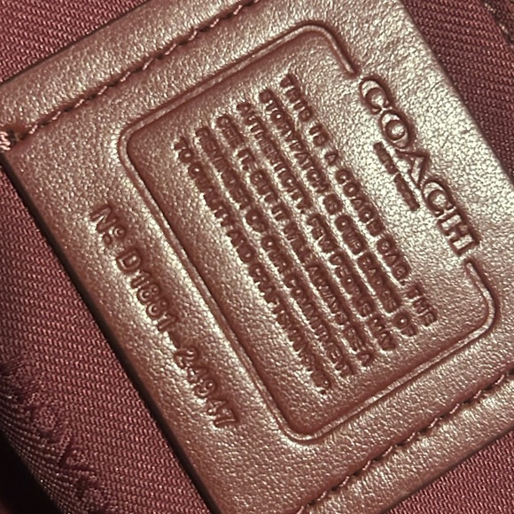 Pebble Pink Coach Purse COA - Picture 5 of 6